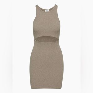 Wilfred Free Cut-Out Knit Tank Mini Dress M